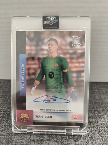 Marc-André ter Stegen 2025 Topps Team Set Barcelona /25
