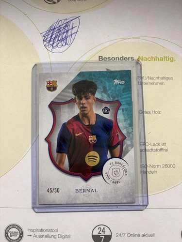 Marc Bernal 2023 Topps 125 Years Barcelona 45/50