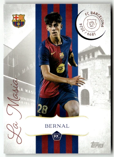 Marc Bernal 2025 Topps Barcelona 125 Year Legacy LM-7