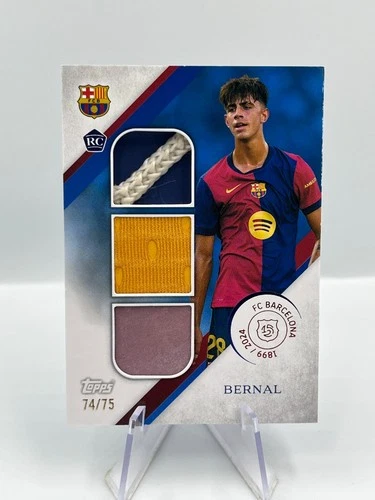 Marc Bernal 2024 Topps Barcelona 125 Years 74/75
