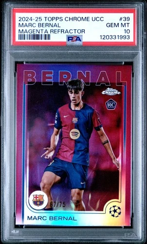 Marc Bernal 2024 Topps Chrome 67/75