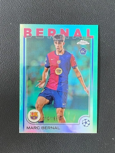 Marc Bernal 2024 Topps Chrome Aqua Refractor /199
