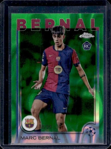 Marc Bernal 2024 Topps Chrome Green Lava Refractor /99