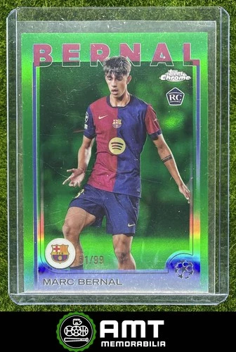 Marc Bernal 2024 Topps Chrome Green Refractor /99