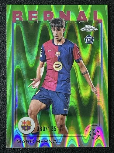 Marc Bernal 2024 Topps Chrome Neon Green RayWave Refractor /125