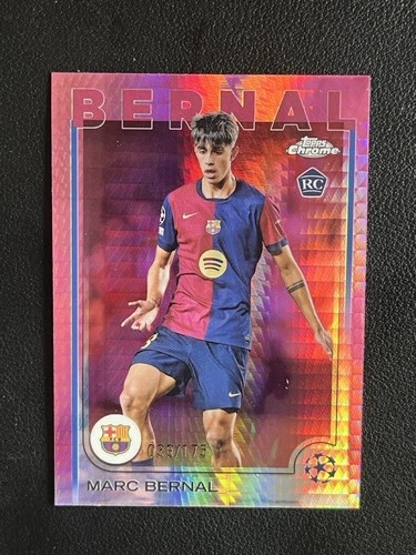 Marc Bernal 2024 Topps Chrome Neon Pink Prism Refractor /175