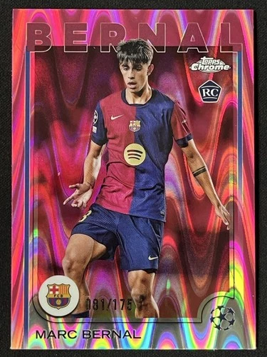 Marc Bernal 2024 Topps Chrome Neon Pink RayWave Refractor /175