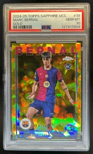 Marc Bernal 2024 Topps Chrome Sapphire Gold /50