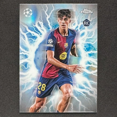 Marc Bernal 2024 Topps Chrome UEFA Club Competitions Refractor