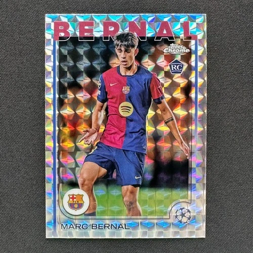 Marc Bernal 2024 Topps Chrome UEFA Geometric Refractor