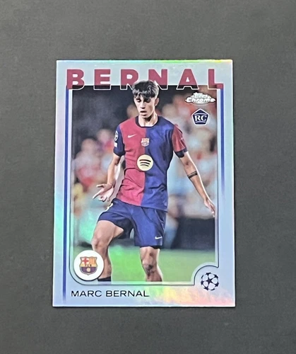 Marc Bernal 2024 Topps Chrome UEFA Refractor