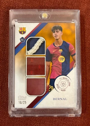 Marc Bernal 2025 Topps FC Barcelona 125 Anniversary /25