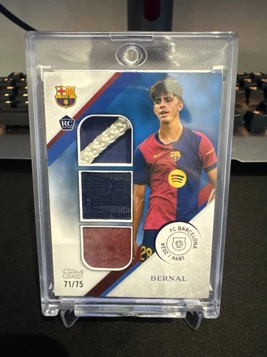 Marc Bernal 2025 Topps FC Barcelona 125 Anniversary /75