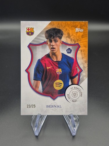 Marc Bernal 2024 Topps FC Barcelona 125 Years Anniversary Parallel /25