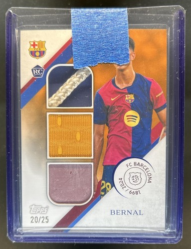 Marc Bernal 2024 Topps FC Barcelona 125th Orange /25