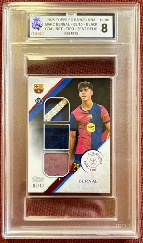 Marc Bernal 2025 Topps FC Barcelona Black /10