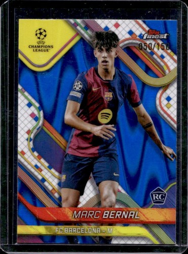 Marc Bernal 2024 Topps Finest Blue Raywave Refractor /150
