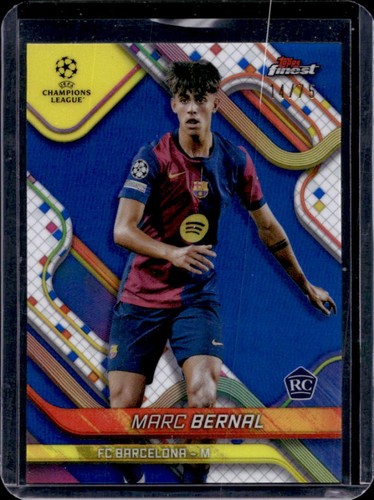 Marc Bernal 2024 Topps Finest Blue Refractor /75