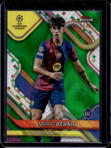 Marc Bernal 2024 Topps Finest Green Refractor /99