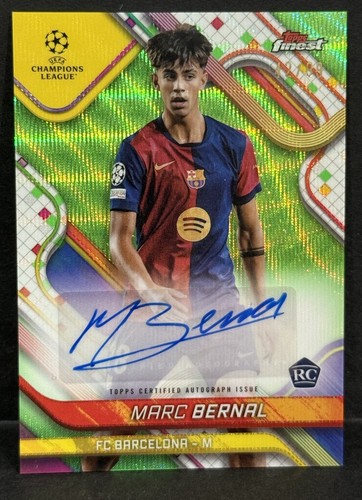 Marc Bernal 2024 Topps Finest Green Wave /99