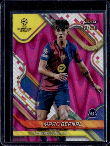 Marc Bernal 2024 Topps Finest Pink Raywave /250