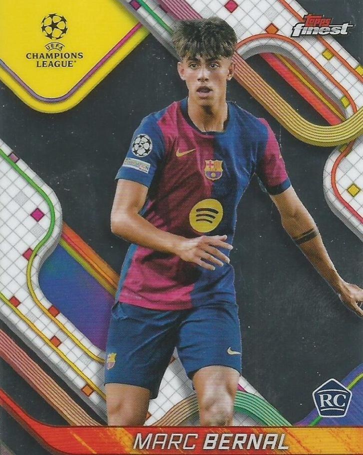 Marc Bernal 2024 Topps Finest UEFA Club Competitions