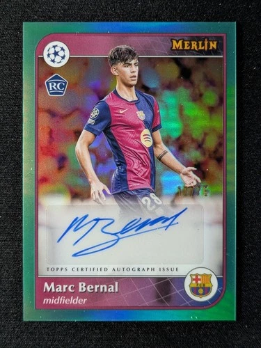 Marc Bernal 2024 Topps Merlin Chrome Aqua Refractor /75