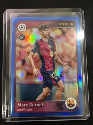 Marc Bernal 2024 Topps Merlin Chrome Blue Refractor /150