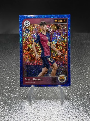 Marc Bernal 2024 Topps Merlin Chrome Blue Speckle Refractor /150