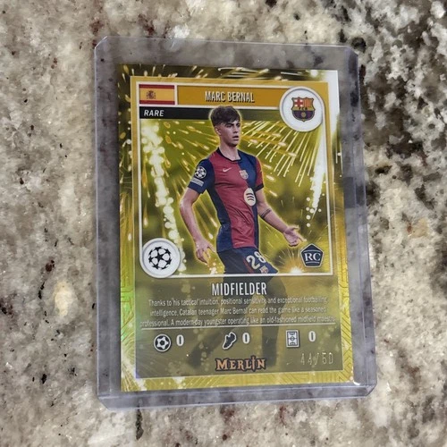 Marc Bernal 2024 Topps Merlin Chrome Gold /50