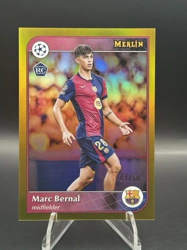 Marc Bernal 2025 Topps Merlin Chrome Gold Refractor /50