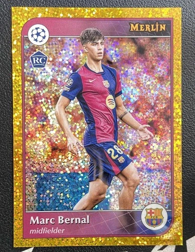 Marc Bernal 2024 Topps Merlin Chrome Gold Speckle /50