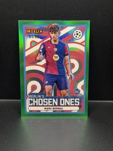 Marc Bernal 2024 Topps Merlin Chrome Green Refractor /99