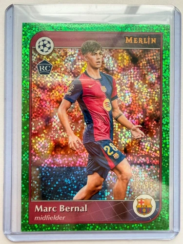 Marc Bernal 2024 Topps Merlin Chrome Green Refractor /99