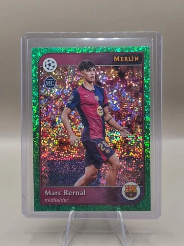 Marc Bernal 2025 Topps Merlin Chrome Green Sparkle /99