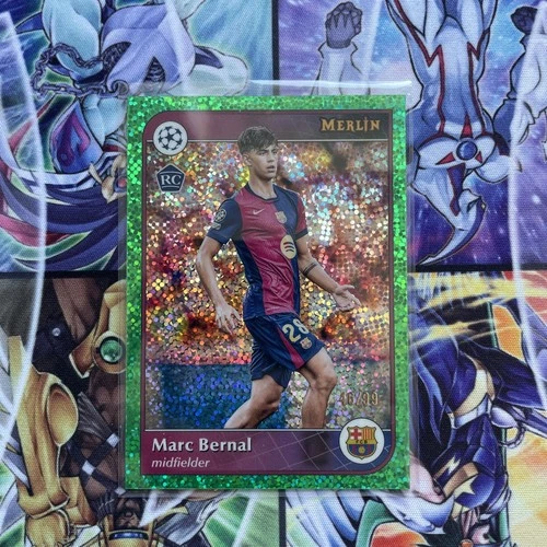 Marc Bernal 2024 Topps Merlin Chrome Green Speckle Refractor /99