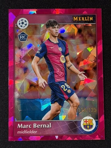 Marc Bernal 2024 Topps Merlin Chrome Magenta Atomic /125