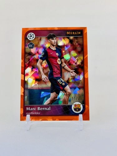 Marc Bernal 2024 Topps Merlin Chrome Orange Atomic Refractor /25