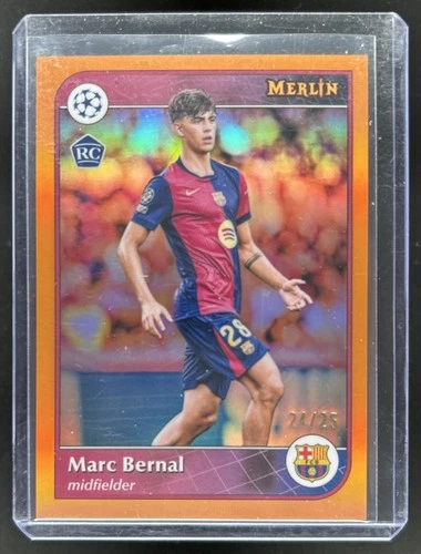 Marc Bernal 2024 Topps Merlin Chrome Orange Refractor /25