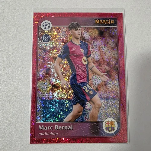 Marc Bernal 2025 Panini Merlin Chrome Red /5
