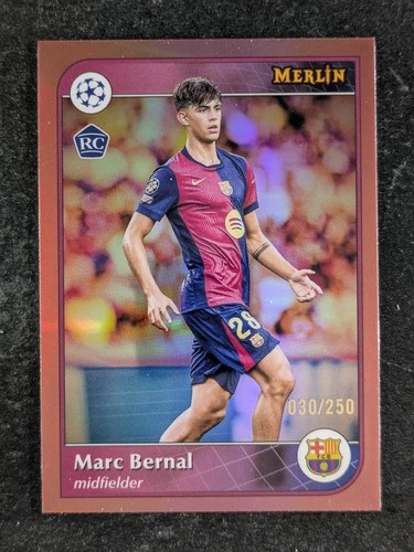 Marc Bernal 2024 Topps Merlin Chrome UCC Rose Gold Refractor /250