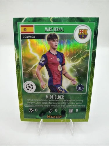 Marc Bernal 2024 Topps Merlin Chrome UEFA Club Competitions MG-17