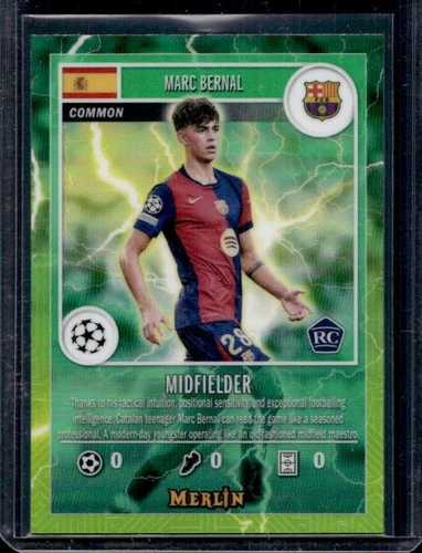 Marc Bernal 2024 Topps Merlin Chrome UEFA #MG-17