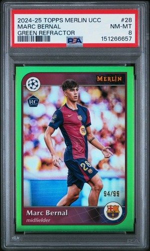 Marc Bernal 2024 Topps Merlin Chrome Verde Green /99