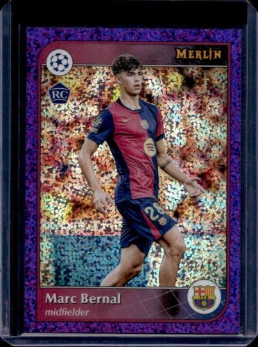 Marc Bernal 2024 Topps Merlin Cromo Viola Rifrattore Maculato /15