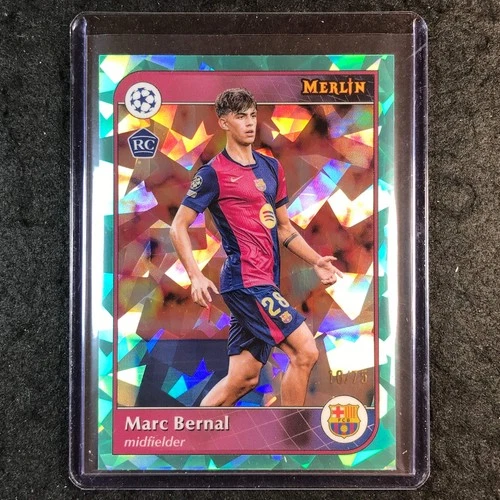 Marc Bernal 2024 Panini Merlin UEFA Club Comp Aqua Atomic /75