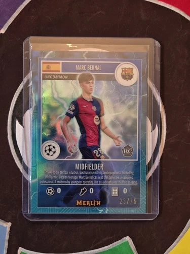 Marc Bernal 2025 Topps Merlin UEFA Rifrattore /75
