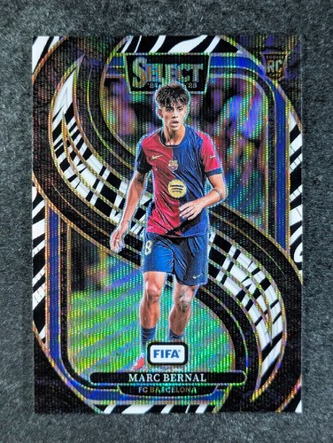 Marc Bernal 2024 Panini Select FIFA Zebra Prizm Mezzanine #108