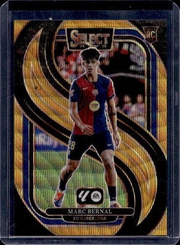 Marc Bernal 2024 Panini Select Gold Wave Prizm /10