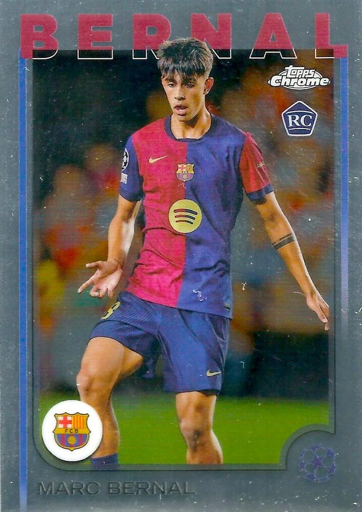 Marc Bernal 2024 Topps Chrome UEFA Club Competitions